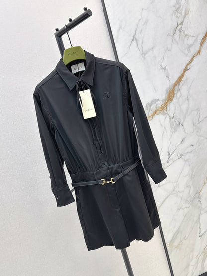 Guc 25ss belt jumpsuit
