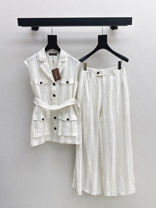 Loro 25ss linen suit