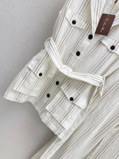 Loro 25ss linen suit