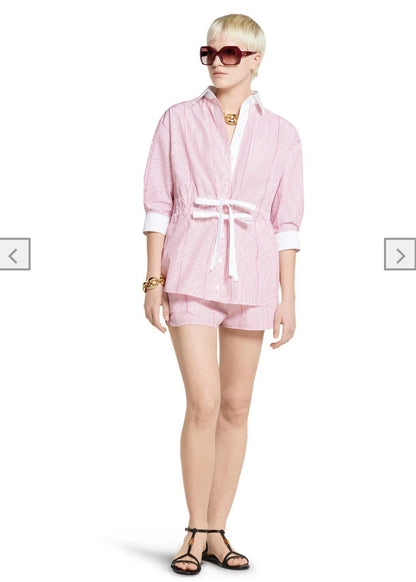 Guc 25ss drawstring shirt