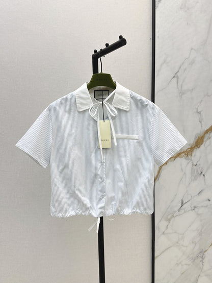 Guc 25ss striped shirt