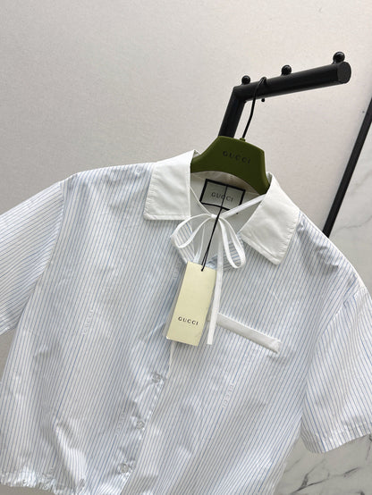 Guc 25ss striped shirt