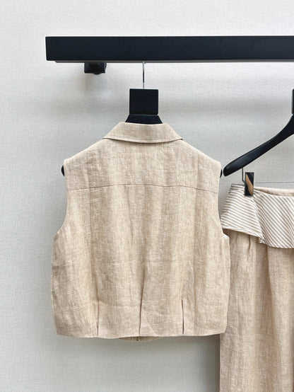 Loro 25ss linen suit