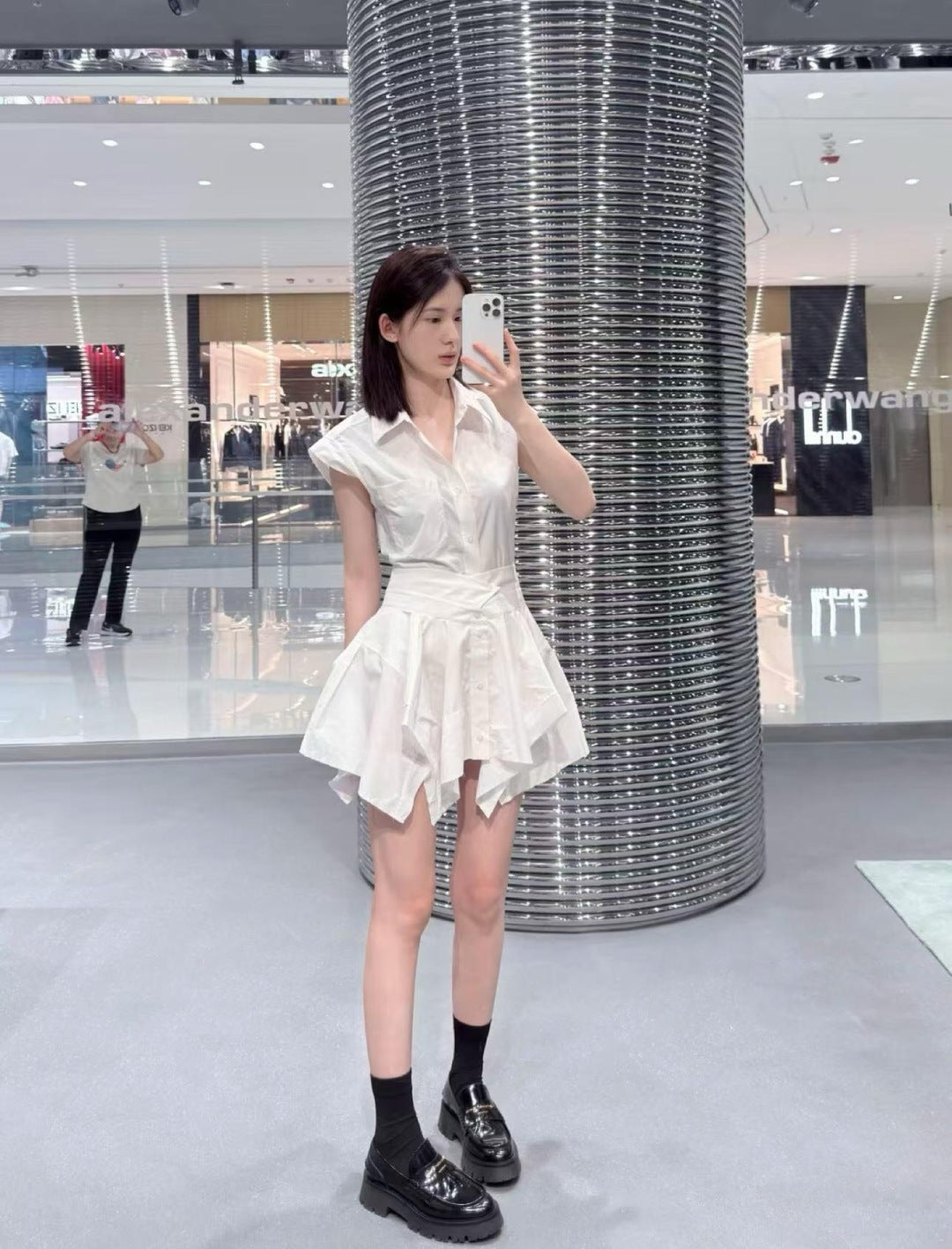 Wang 25ss shirt dress