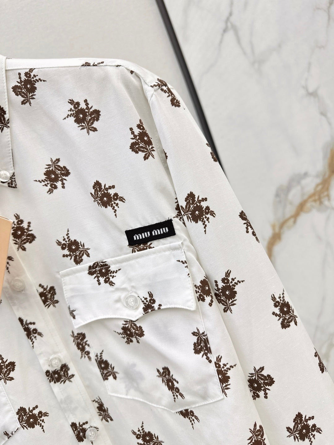 Miu 25ss print shirt