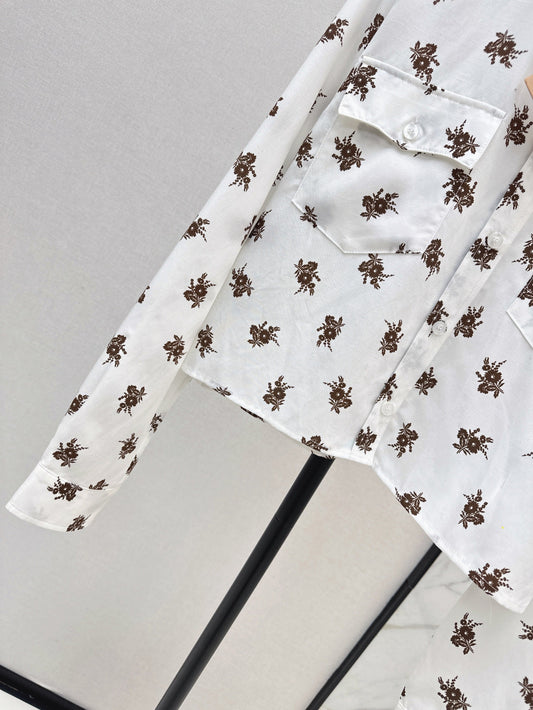 Miu 25ss print shirt