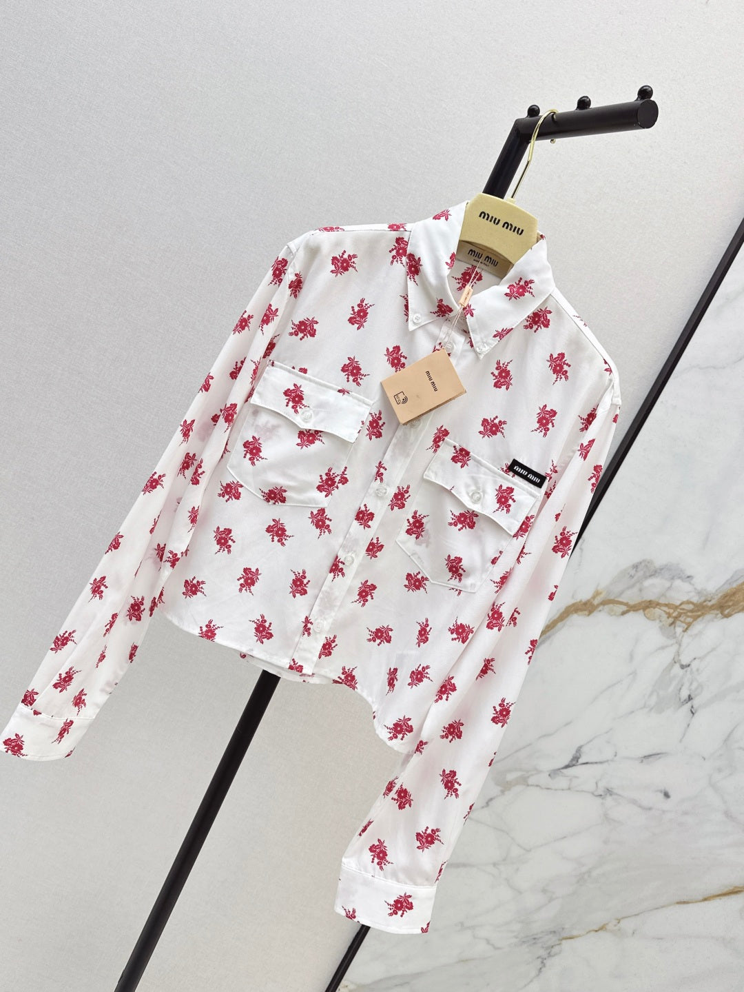Miu 25ss print shirt