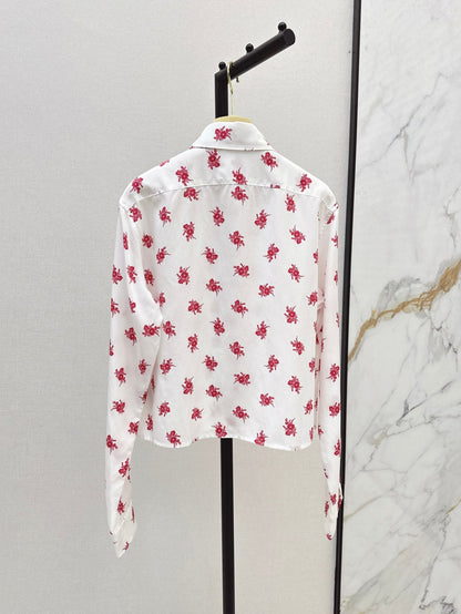 Miu 25ss print shirt