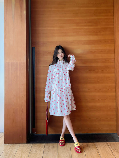 Miu 25ss print shirt