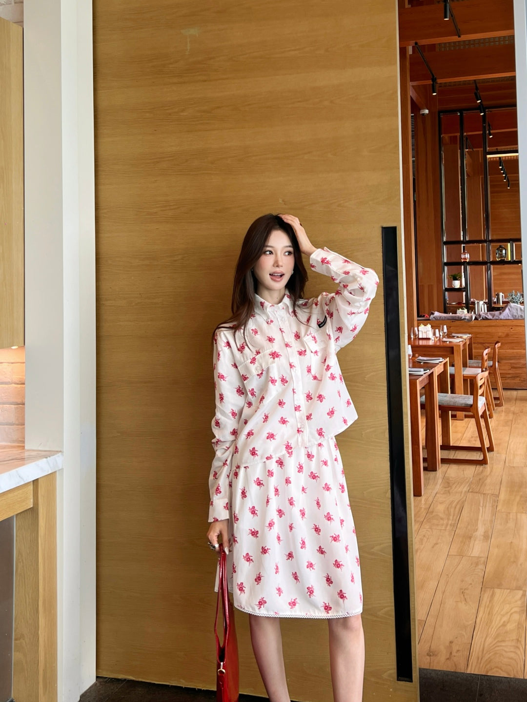 Miu 25ss print shirt
