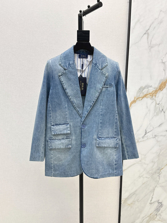 Max 25ss denim blazer