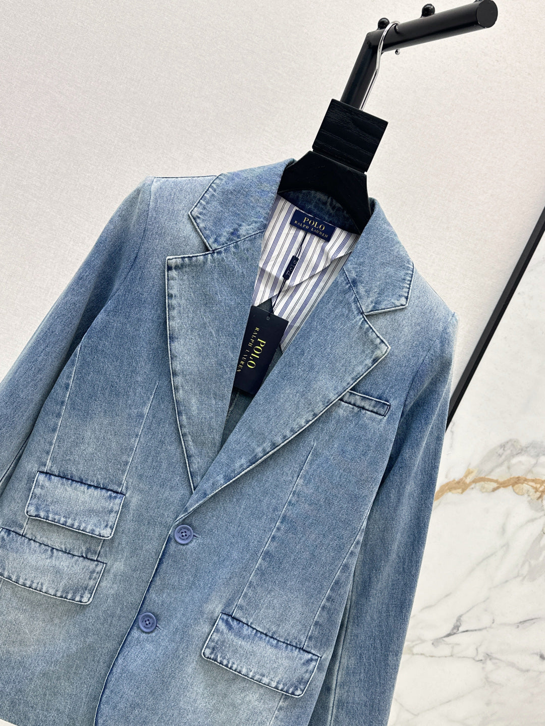 Max 25ss denim blazer