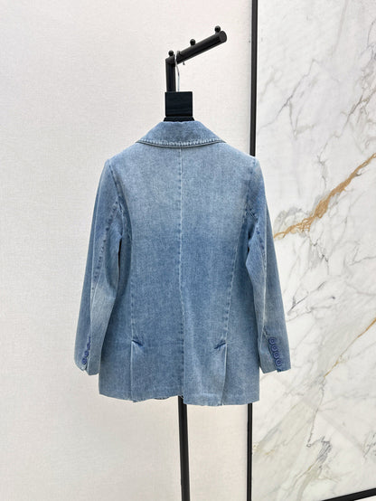 Max 25ss denim blazer