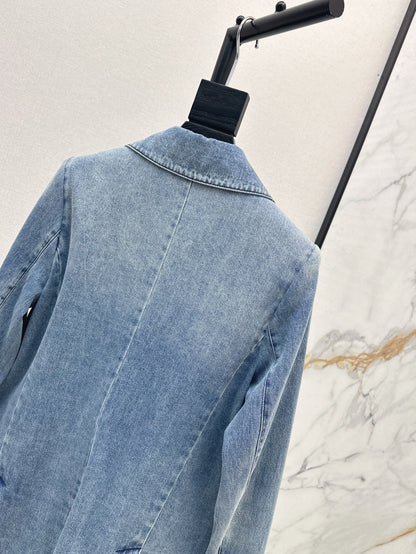 Max 25ss denim blazer