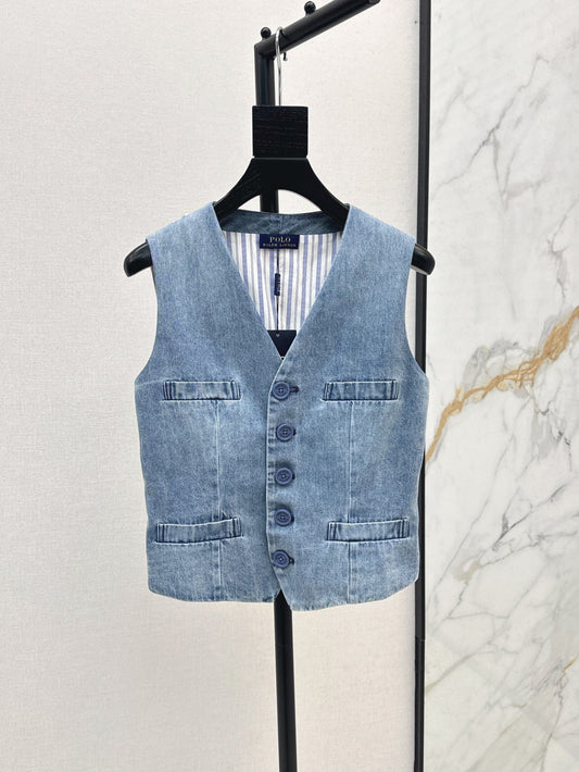 Max 25ss denim vest