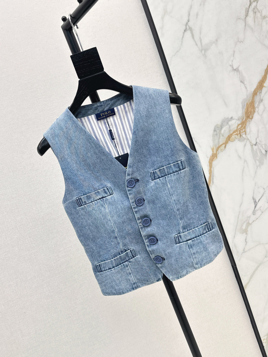 Max 25ss denim vest