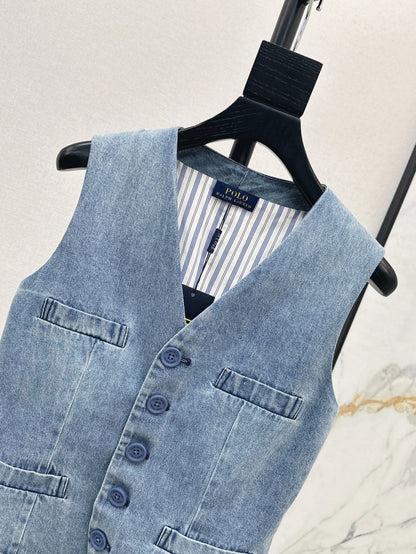 Max 25ss denim vest