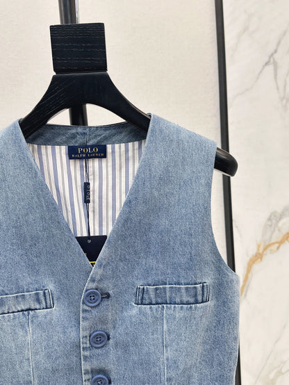 Max 25ss denim vest