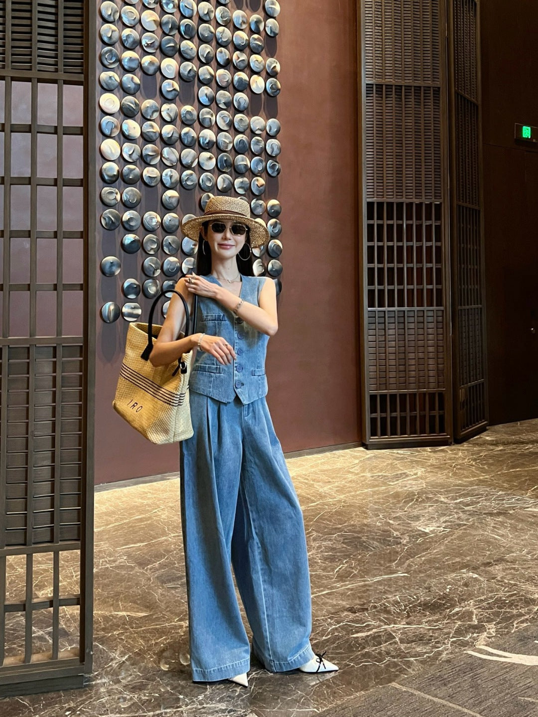 Max 25ss denim vest