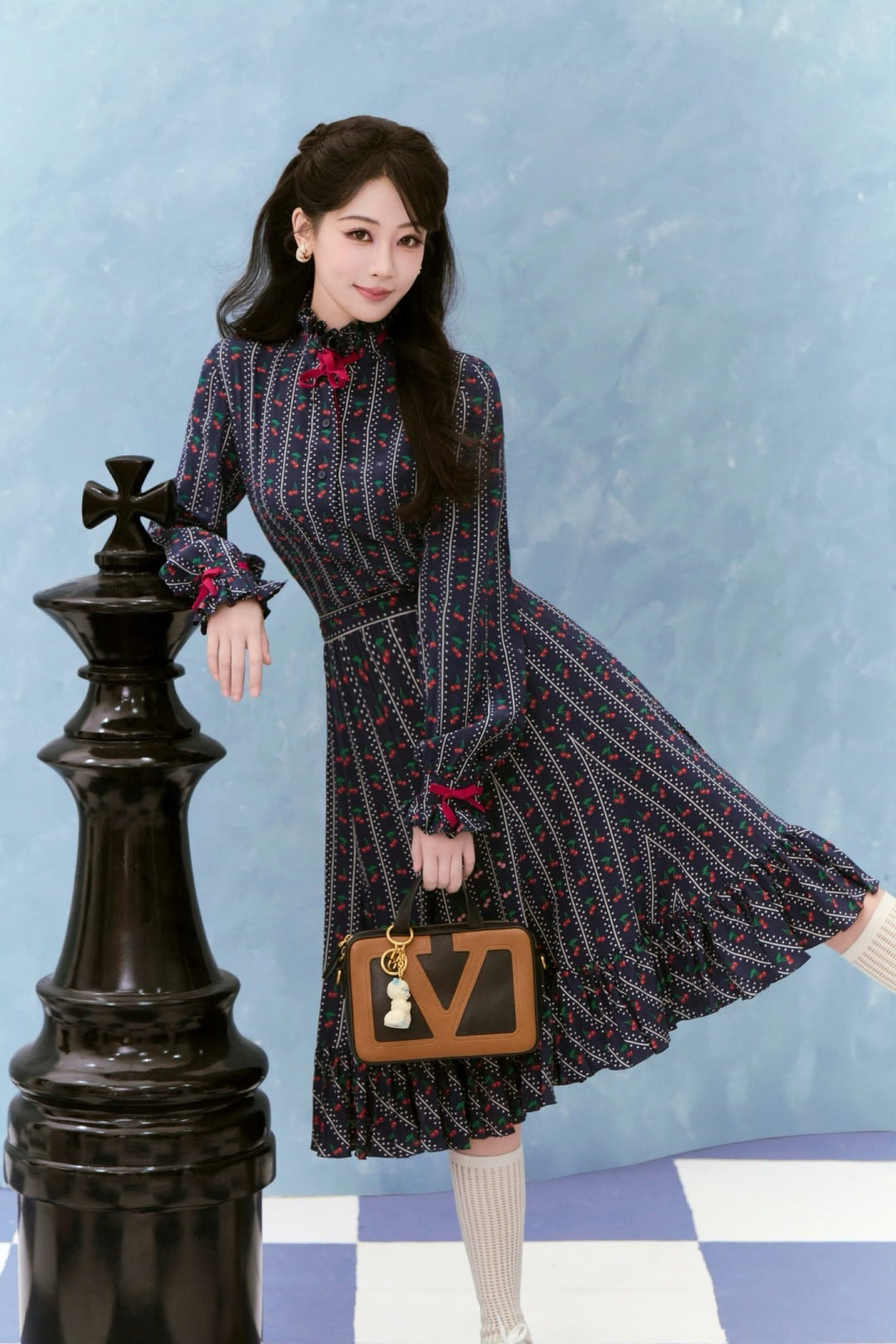Valen 25ss print skirt