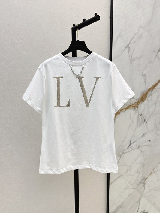 Louis 25ss beaded t-shirt
