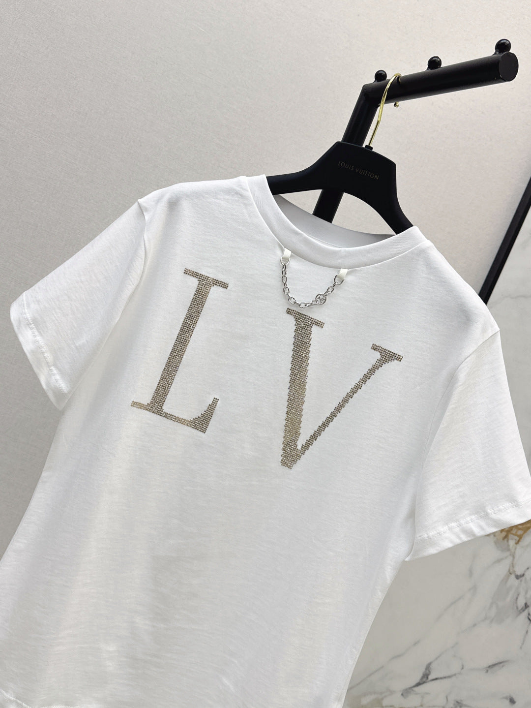 Louis 25ss beaded t-shirt