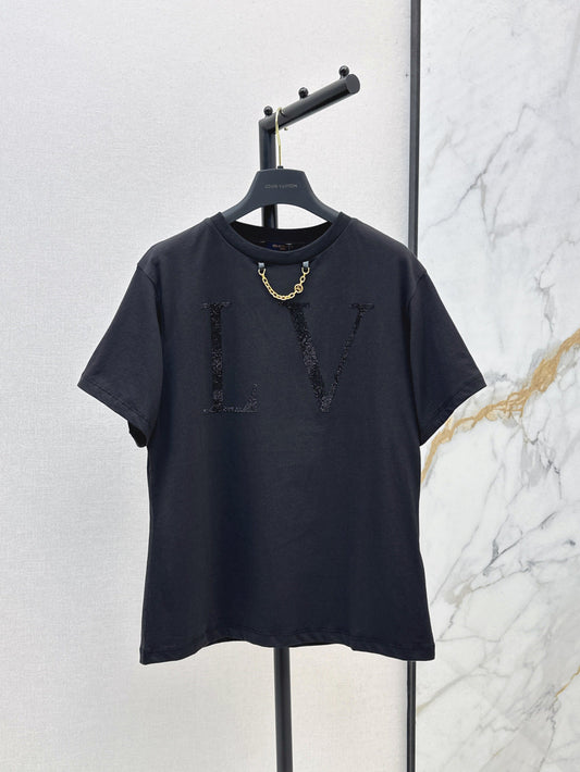Louis 25ss beaded t-shirt