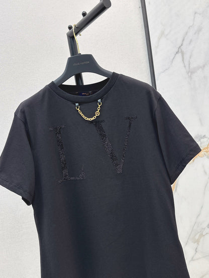 Louis 25ss beaded t-shirt