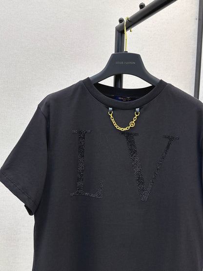 Louis 25ss beaded t-shirt