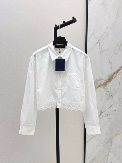 Louis 25ss lace shirt
