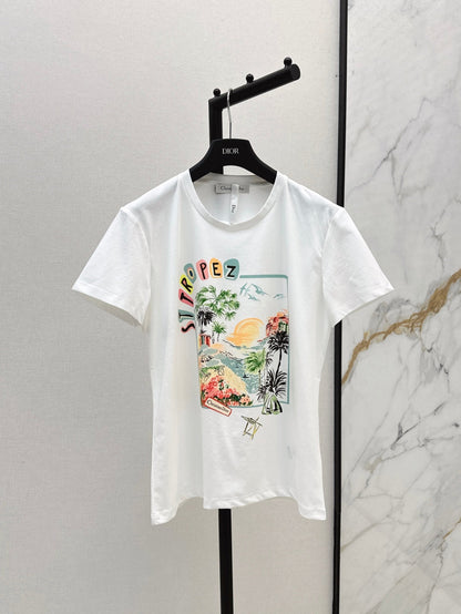 CD 25ss print t-shirt