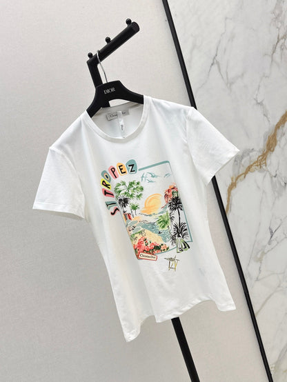 CD 25ss print t-shirt