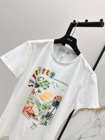 CD 25ss print t-shirt