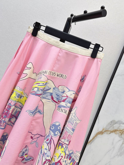 CD 25fw souvenir skirt