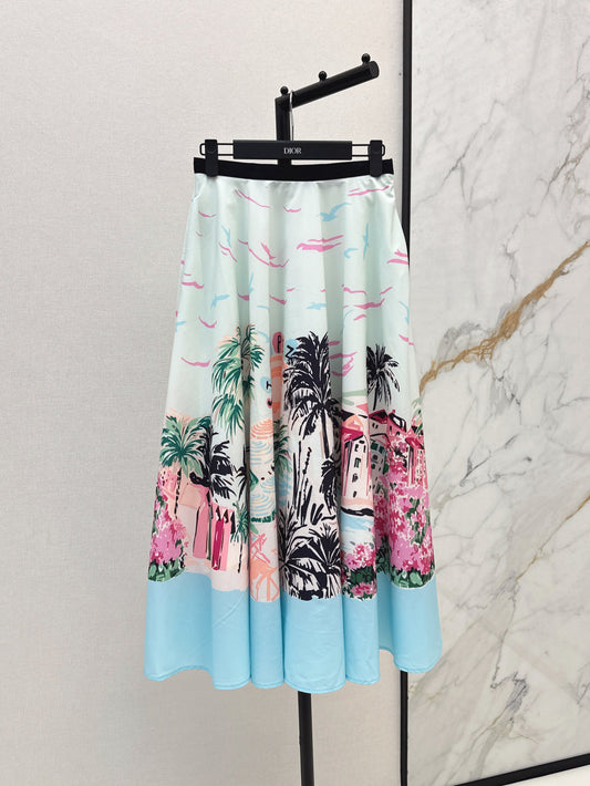 CD 25fw souvenir skirt