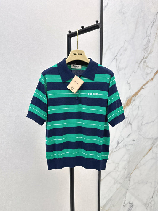 Miu 25ss knit polo