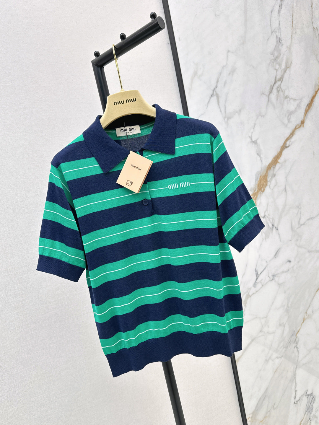 Miu 25ss knit polo