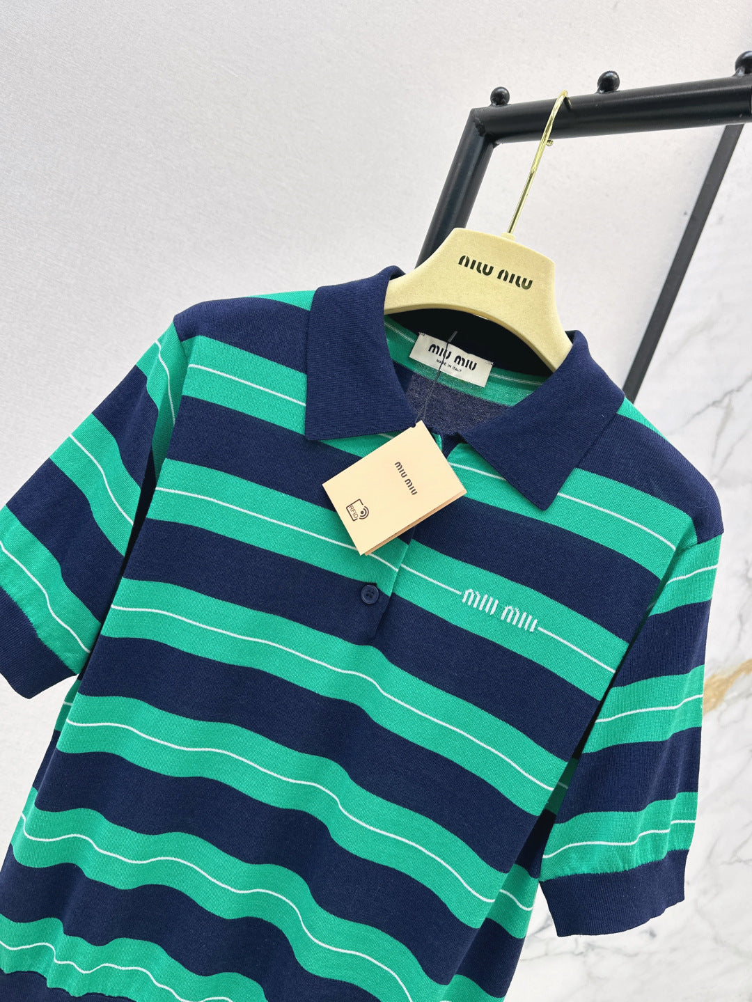 Miu 25ss knit polo