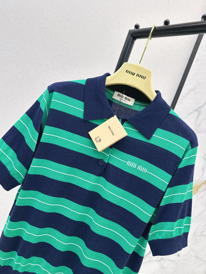 Miu 25ss knit polo
