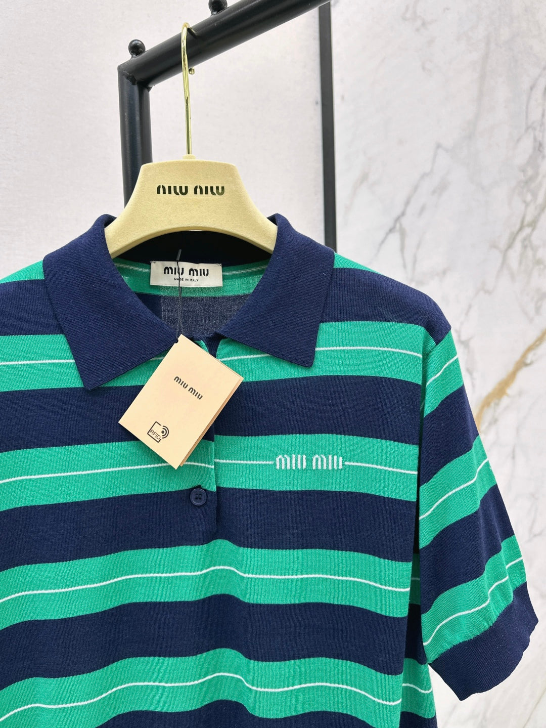 Miu 25ss knit polo