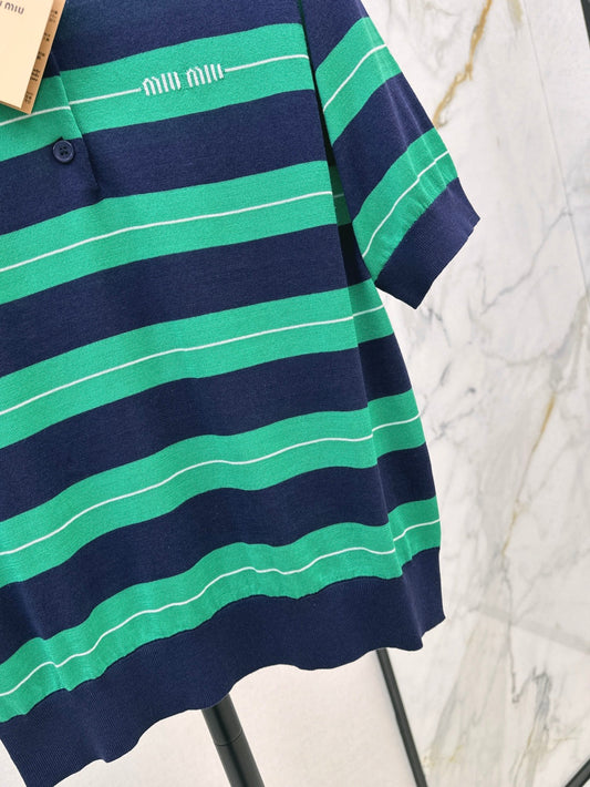 Miu 25ss knit polo