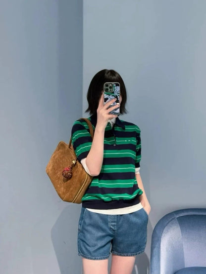 Miu 25ss knit polo