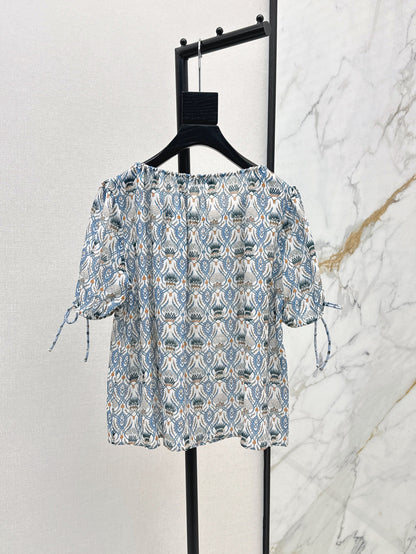 Loro 25ss print t-shirt
