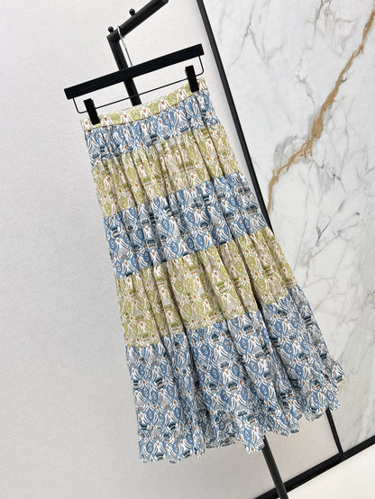 Loro 25ss print skirt
