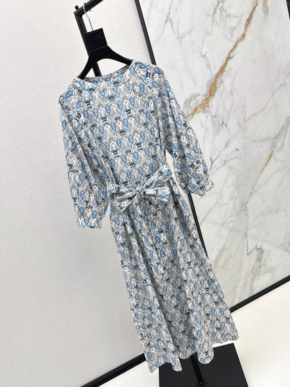 Loro 25ss print dress