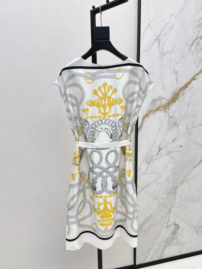 Herm 25ss silk dress