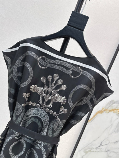 Herm 25ss silk dress