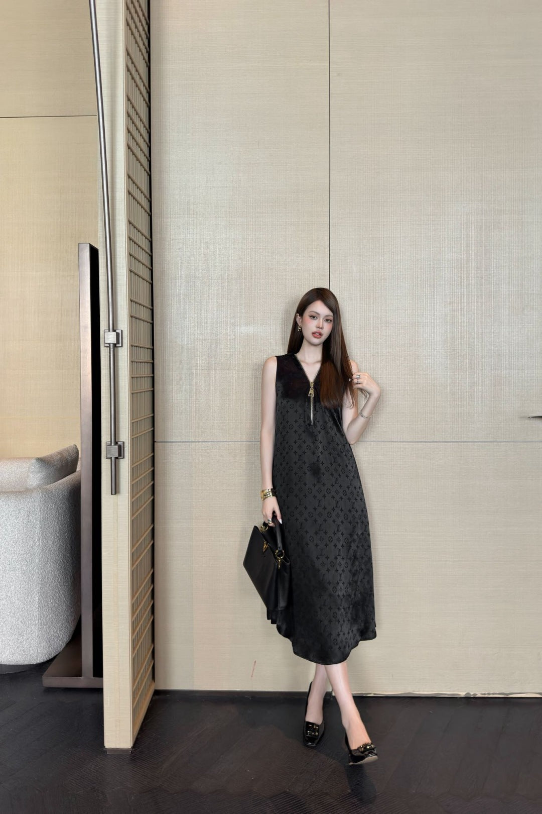 Louis 25ss jacquard dress