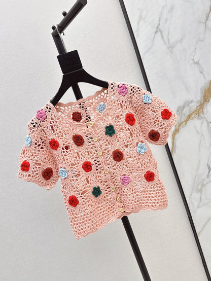 25SS knit crop cardigan