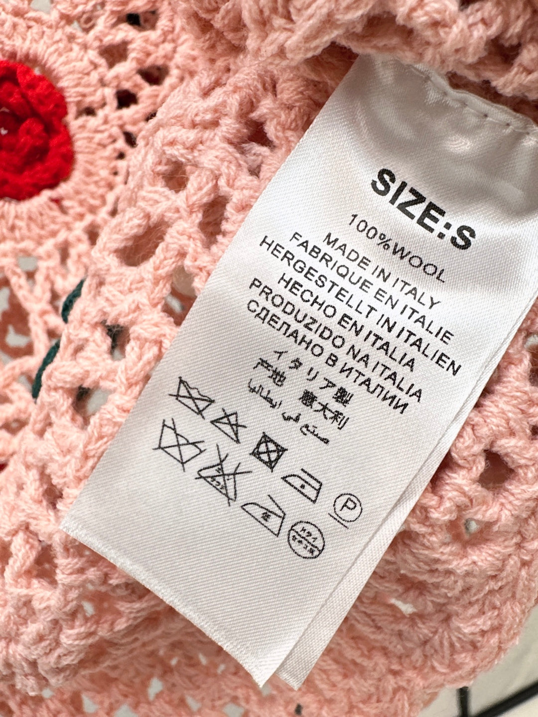 25SS knit crop cardigan